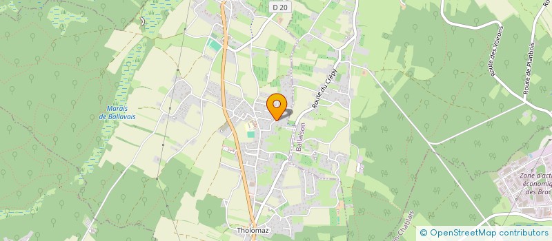 localisation de l'entreprise SCEA LES ECURIES SAINT CLAIR  DOUVAINE