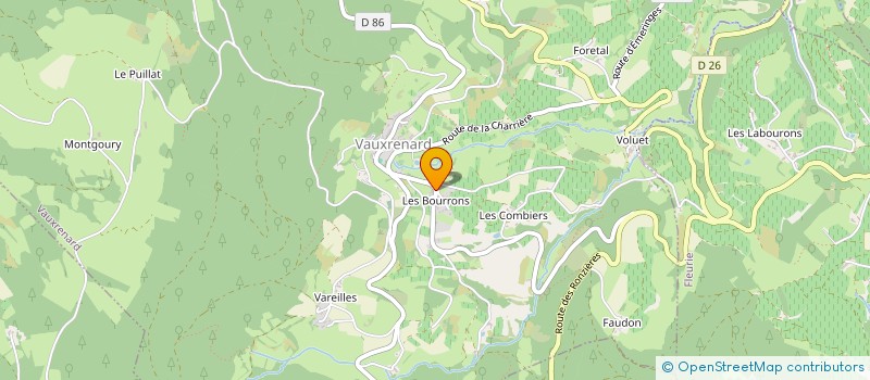 localisation de l'entreprise SCEA LES EN HAUT à VAUXRENARD