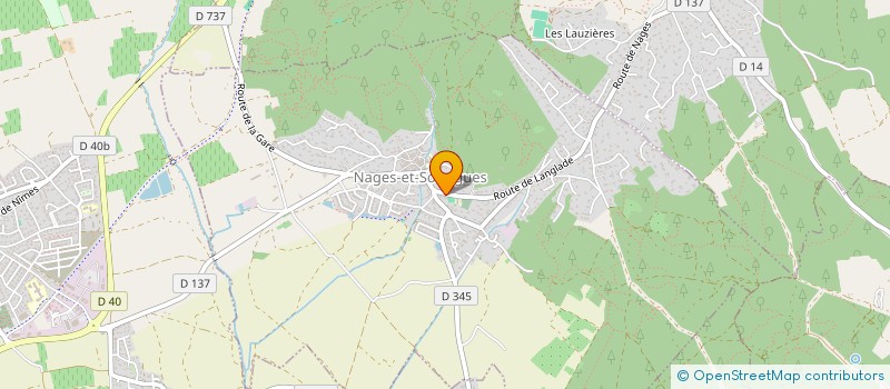 localisation de l'entreprise SCEA LES ESPERIRAUX à NAGES-ET-SOLORGUES