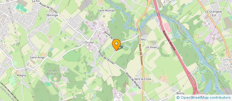 localisation de l'entreprise SCEA LES ETOURNELLES à REIGNIER-ESERY