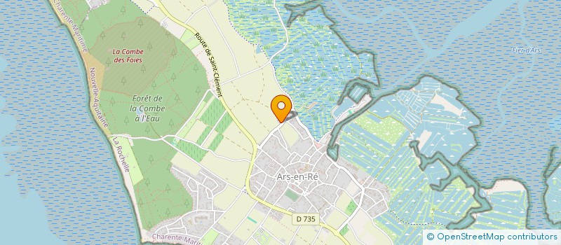 localisation de l'entreprise SCEA LES FABRICIENS  ARS-EN-RE