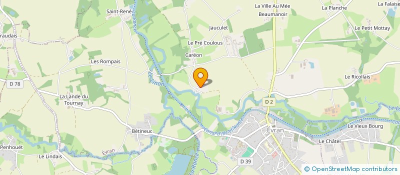 localisation de l'entreprise SCEA LES FALUNS à TREFUMEL
