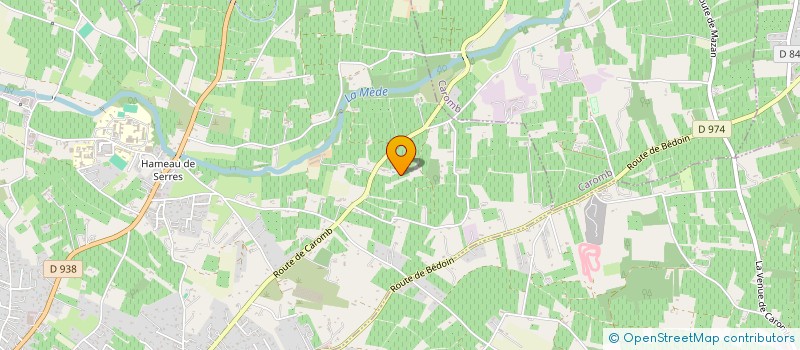 localisation de l'entreprise SCEA LES FONTAINIERS  CARPENTRAS