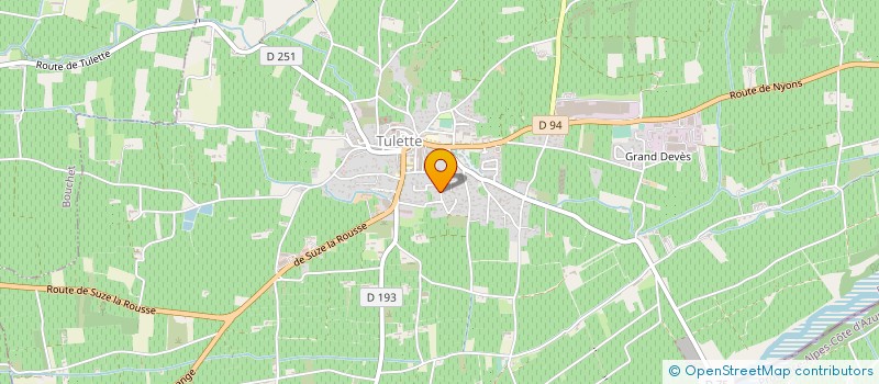 localisation de l'entreprise SCEA LES FORMISSOLS  TULETTE