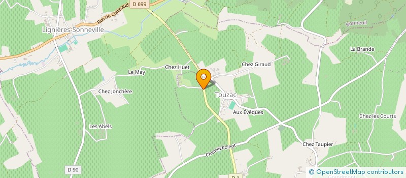 localisation de l'entreprise SCEA LES GARENNES à BOUTEVILLE