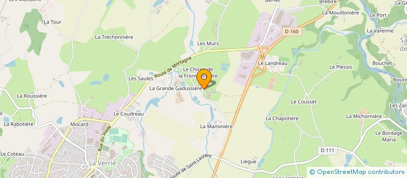 localisation de l'entreprise SCEA LES GARIOLES à CHANVERRIE
