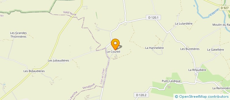 localisation de l'entreprise SCEA LES GAUDRIERES à VALD'YERRE