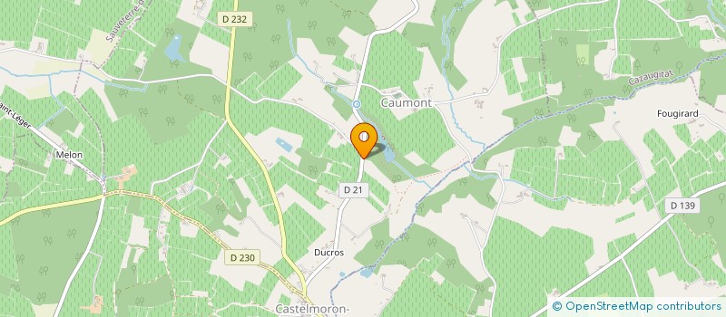 localisation de l'entreprise SCEA LES GENINS  SAUVETERRE-DE-GUYENNE