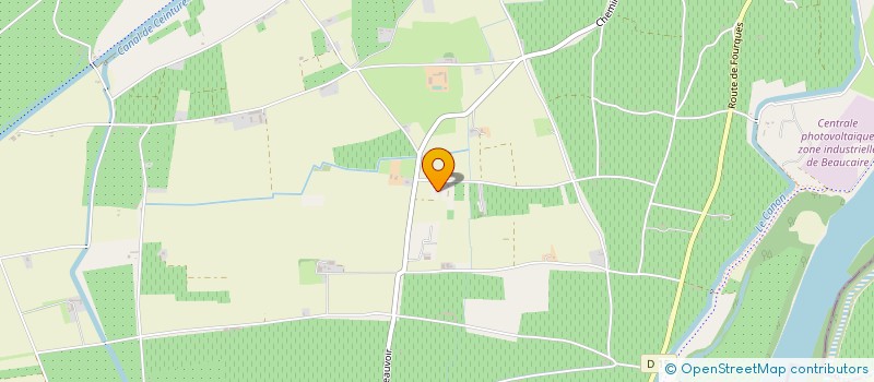 localisation de l'entreprise SCEA LES GRAIVIERES  JONQUIERES-SAINT-VINCENT