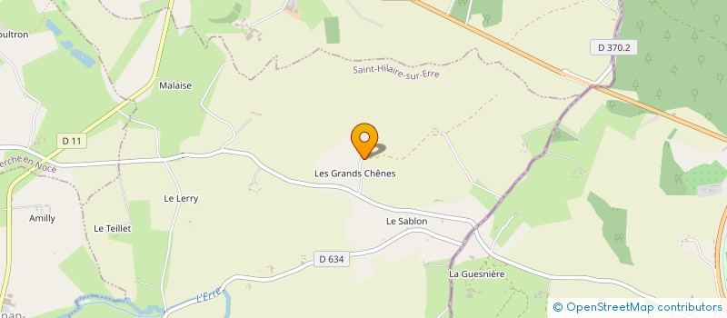 localisation de l'entreprise SCEA LES GRANDS CHENES à SAINT HILAIRE-SUR-ERRE