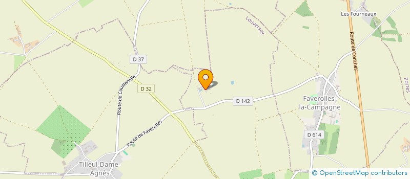 localisation de l'entreprise SCEA LES GRANDS IFS  LOUVERSEY