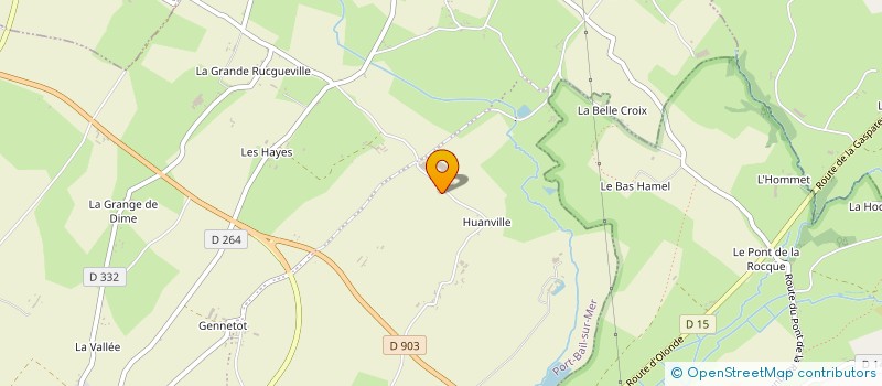 localisation de l'entreprise SCEA LES GRANDS VERGERS  PORT-BAIL-SUR-MER