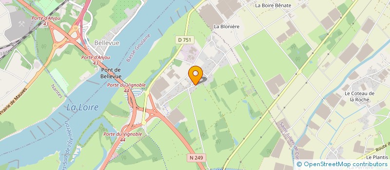 localisation de l'entreprise SCEA LES JARDINS DE BEL AIR  BASSE-GOULAINE