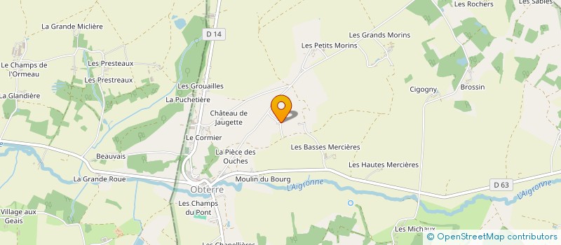 localisation de l'entreprise SCEA LES JUBERTS à OBTERRE