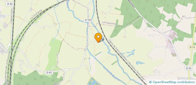 localisation de l'entreprise SCEA LES MARAIS  MOUTHIERS-SUR-BOEME