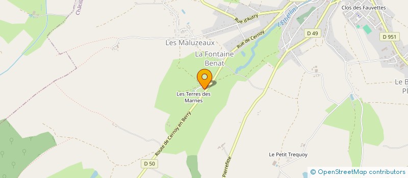 localisation de l'entreprise SCEA LES MARDRELLES à CHATILLON-SUR-LOIRE