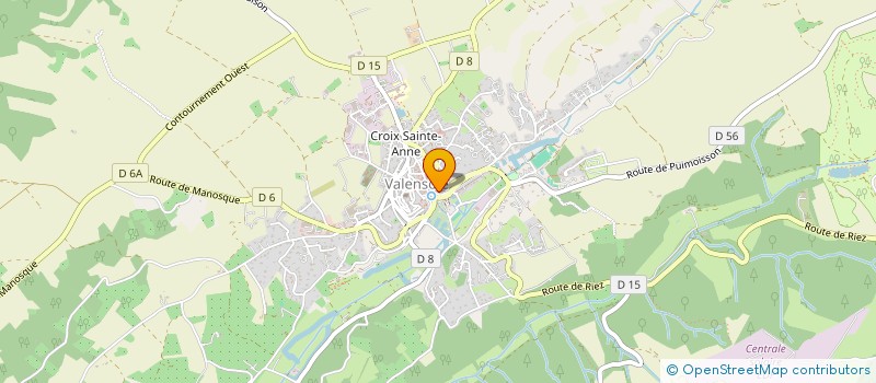 localisation de l'entreprise SCEA LES MARGES à VALENSOLE