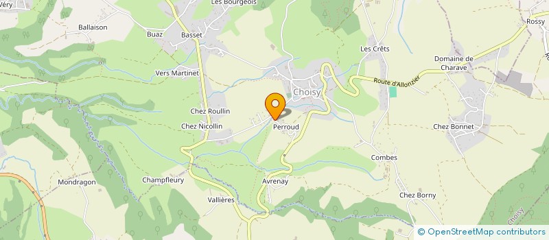 localisation de l'entreprise SCEA LES MEUNERIES  CHOISY