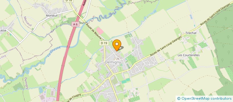 localisation de l'entreprise SCEA LES MITANS  DEMIGNY