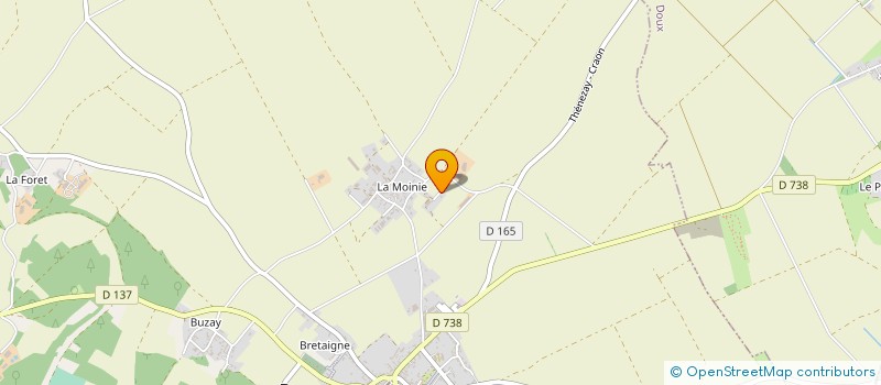 localisation de l'entreprise SCEA LES MOULINS  THENEZAY