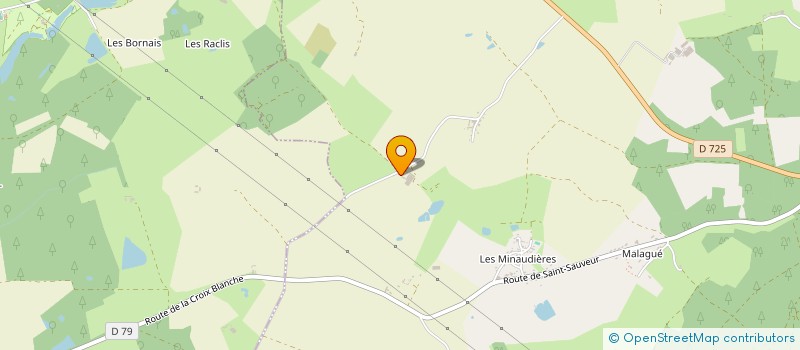 localisation de l'entreprise SCEA LES NAUDS  COUSSAY-LES-BOIS