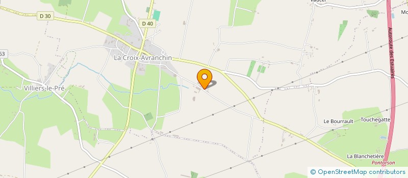 localisation de l'entreprise SCEA LES NICOLLIERES  SAINT-JAMES