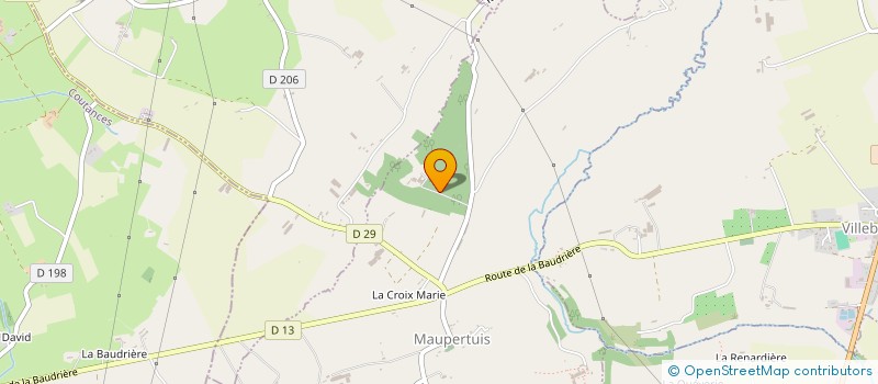 localisation de l'entreprise SCEA LES OEUFS DE LA CADERIE à MAUPERTUIS