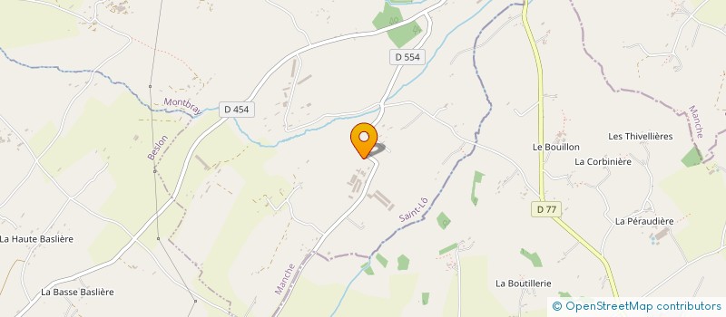 localisation de l'entreprise SCEA LES OEUFS DE LA COFFINIERE  MONTBRAY