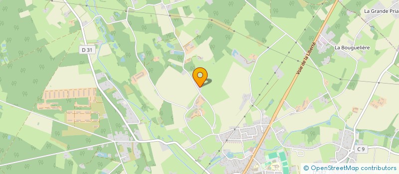 localisation de l'entreprise SCEA LES OEUFS DE LAUNAY à CERANS FOULLETOURTE