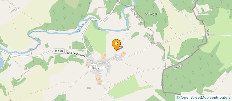 localisation de l'entreprise SCEA LES OEUFS DU PROGOT à ENFONVELLE