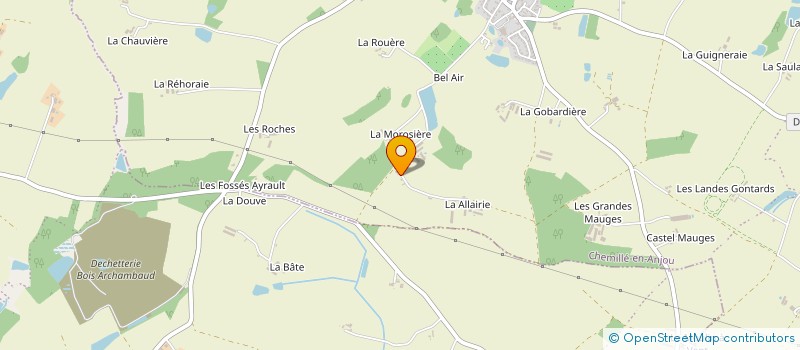 localisation de l'entreprise SCEA LES PALMIPEDES à CHEMILLE-EN-ANJOU