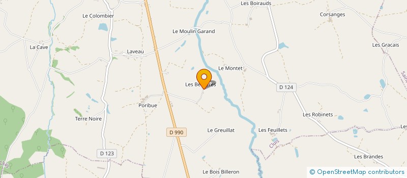 localisation de l'entreprise SCEA LES PATUREAUX à CLUIS