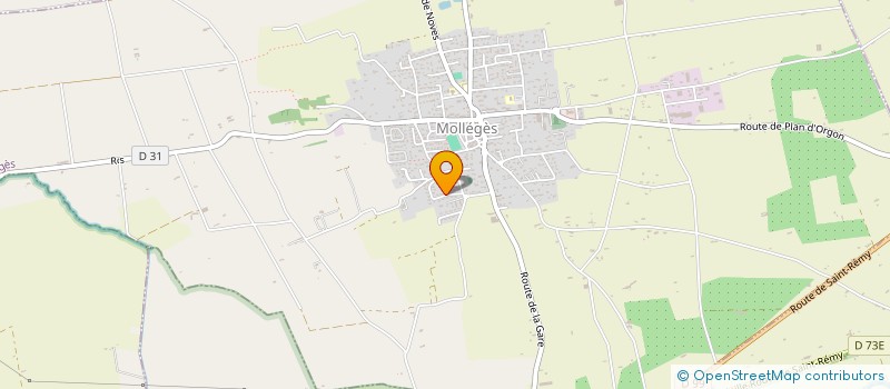 localisation de l'entreprise SCEA LES PETITS PRODUCTEURS REUNIS DE PROVENCE  MOLLEGES