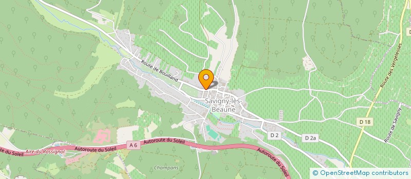 localisation de l'entreprise SCEA LES POPINS à SAVIGNY-LES-BEAUNE