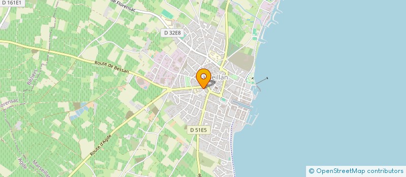 localisation de l'entreprise SCEA LES PROUILHES à MARSEILLAN