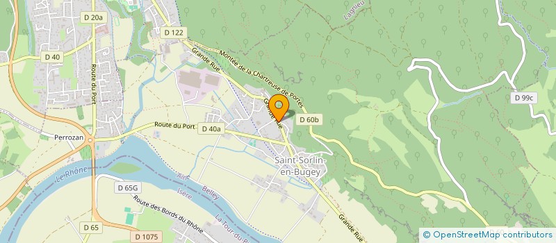 localisation de l'entreprise SCEA LES QUATRE TERRES  SAULT-BRENAZ