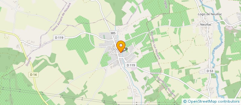 localisation de l'entreprise SCEA LES ROCHETTES à DOUZAT