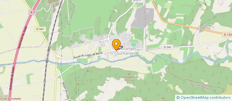 localisation de l'entreprise SCEA LES ROUSTANETS  DONZERE