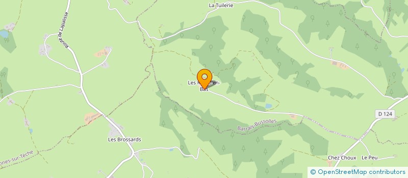 localisation de l'entreprise SCEA LES ROYS à SAINT-CHRISTOPHE-EN-BOURBONNAIS