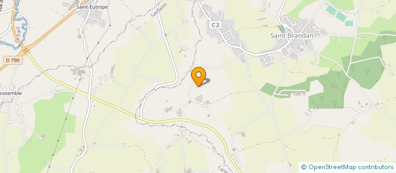 localisation de l'entreprise SCEA LES RUISSEAUX  SAINT-BRANDAN