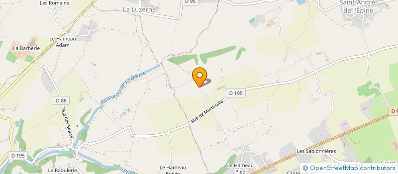 localisation de l'entreprise SCEA LES SAUVAGINES à SAINT-ANDRE-DE-L'EPINE