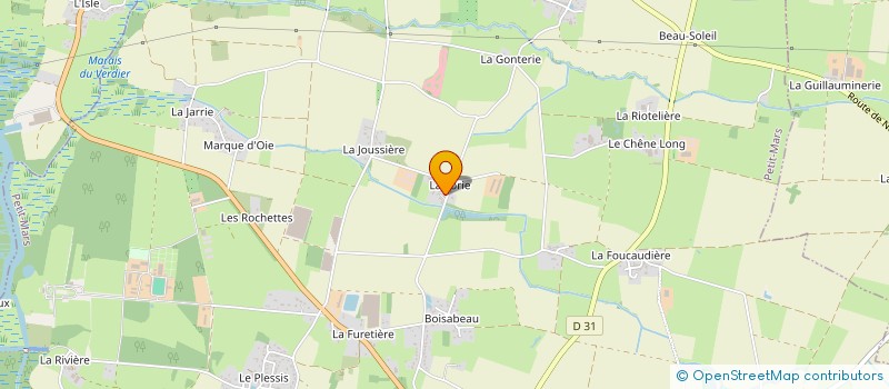 localisation de l'entreprise SCEA LES SAUZAIS  PETIT MARS