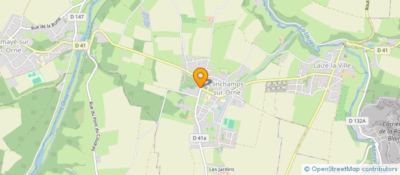 localisation de l'entreprise SCEA LES SERRES DE CLINCHAMPS  LAIZE-CLINCHAMPS