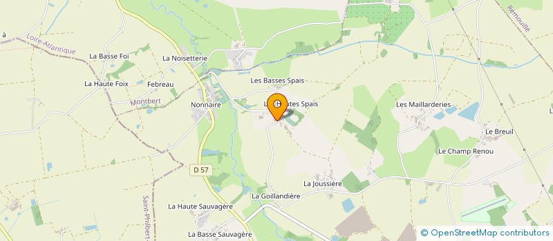 localisation de l'entreprise SCEA LES SPAIS  PLANCHE (LA)