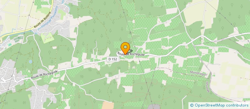 localisation de l'entreprise SCEA LES TERRES DU CHATEAU  MONDRAGON