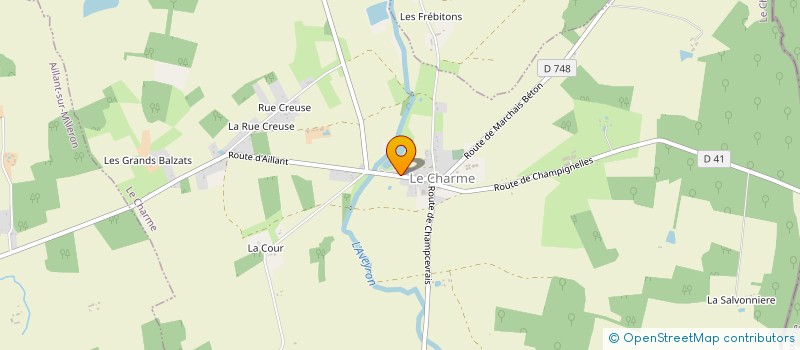 localisation de l'entreprise SCEA LES TERRES DU MESNIL à LA BUSSIERE