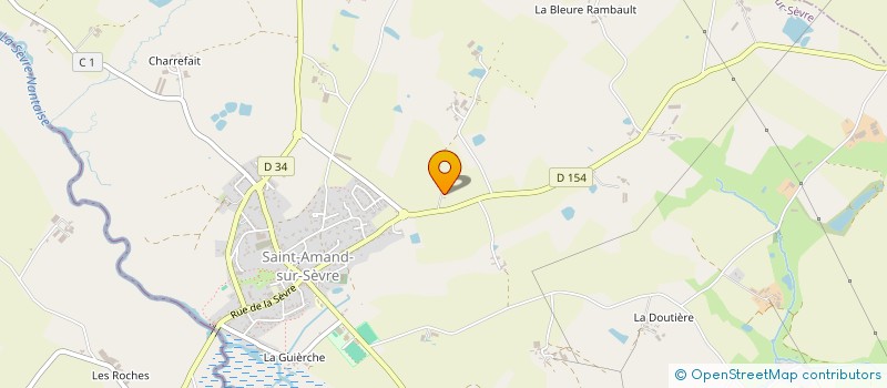 localisation de l'entreprise SCEA LES TERRES ROUGES à SAINT-AMAND-SUR-SEVRE