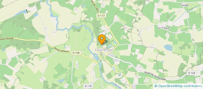 localisation de l'entreprise SCEA LES TROIS SOURCES  COURRENSAN