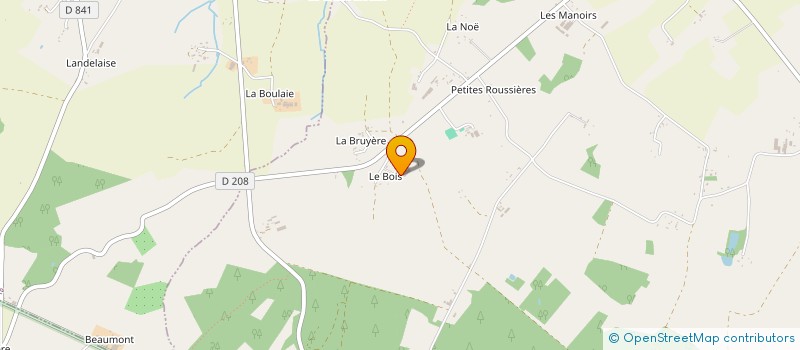 localisation de l'entreprise SCEA LES VACHES HEUREUSES à LE MENIL-DE-BRIOUZE