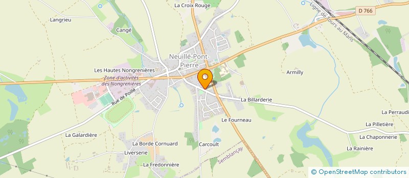 localisation de l'entreprise SCEA LES VALLEES  NEUILLE-PONT-PIERRE